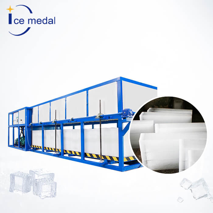 Icemedal IMZL15 15吨直冷块冰机，用于块冰厂