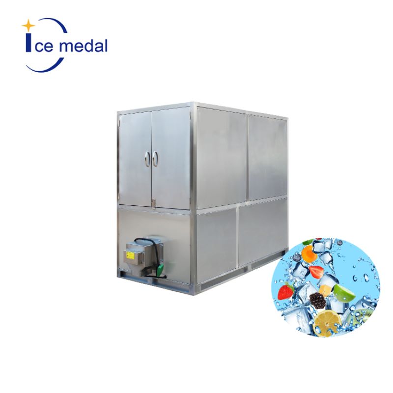 ICEMEDAL IMC1每天1吨大冰立方机商业冰制造商
